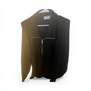 Old Navy Black Zip-Up Sweater